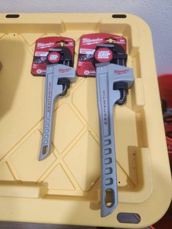 12 & 14 in. Aluminum Pipe Wrench