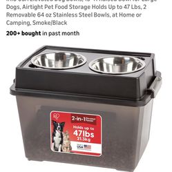 Elevated Dog Bowls Food Station