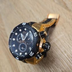 Invicta Men's 53.7mm Venom Swiss Ronda Z60 Caliber Quartz Silver TONE Watch 