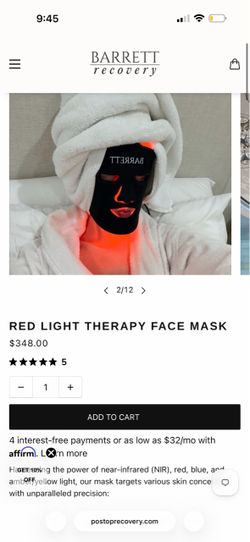 Red light mask therapy NEW