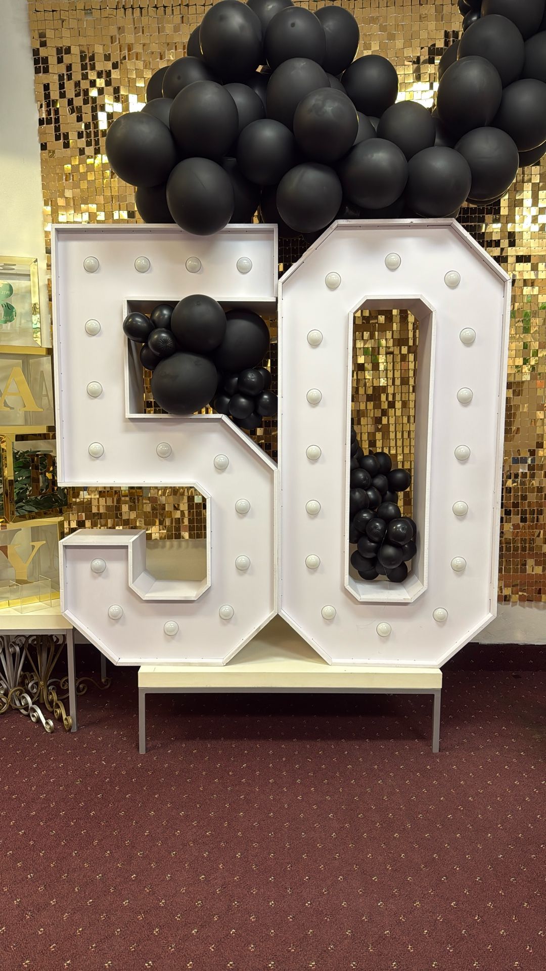 4ft Each Marquee Number (50)