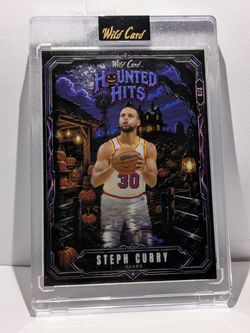 Steph Curry Wild Card Haunted Hits 2/3 Basketball Card