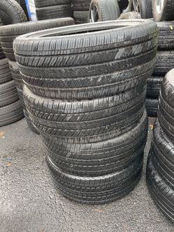 285/40R24 Bridgestone alenza 285/40/24 set of 4 matching used tires in great condition 500$ for 4 tires plus tax. Mount available but not included. Wh