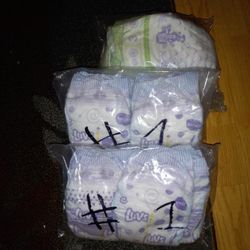 Luvs Diapers 1 & 3