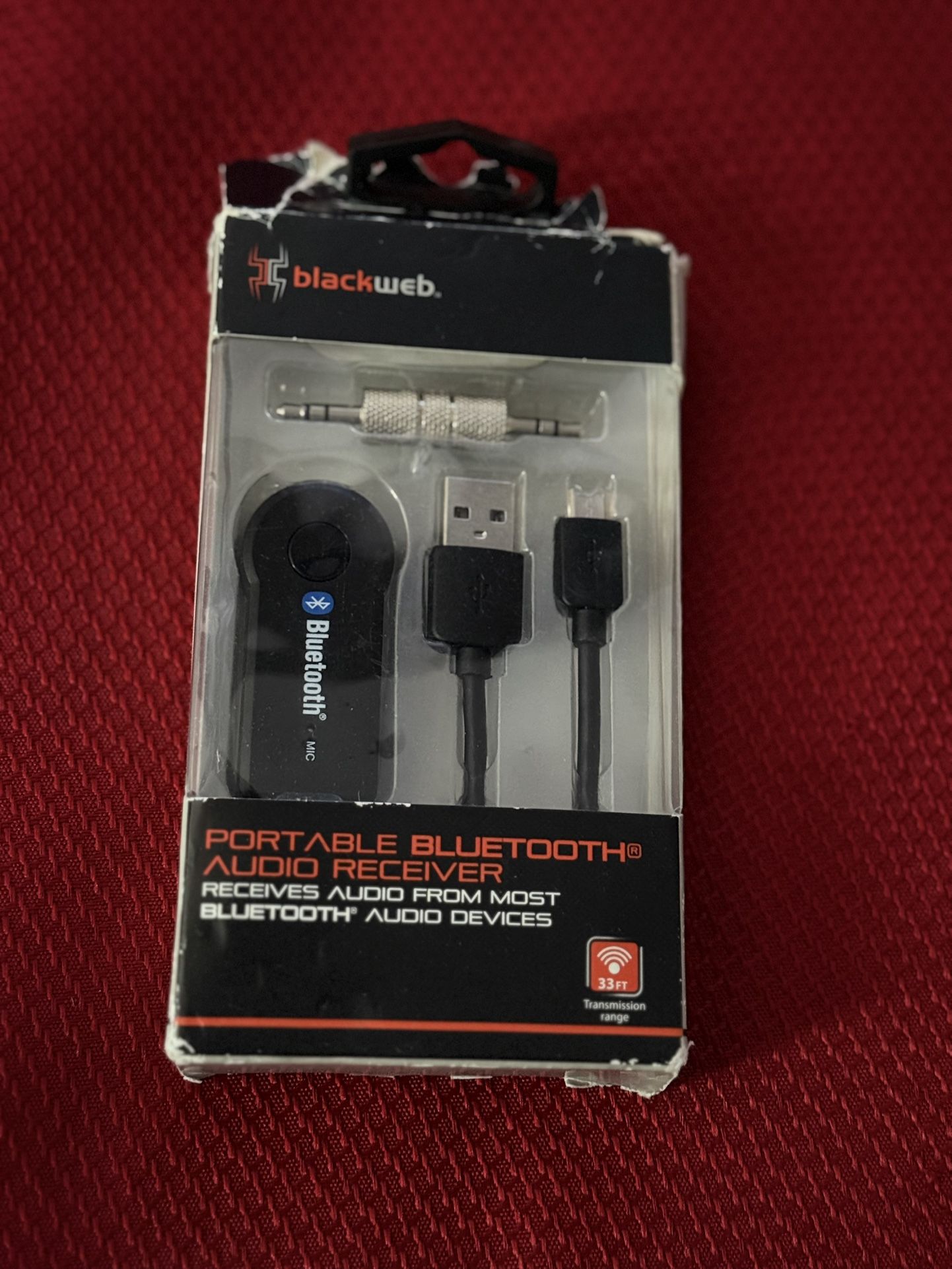 Portable Bluetooth Audio Receiver (Located in Woonsocket, RI)