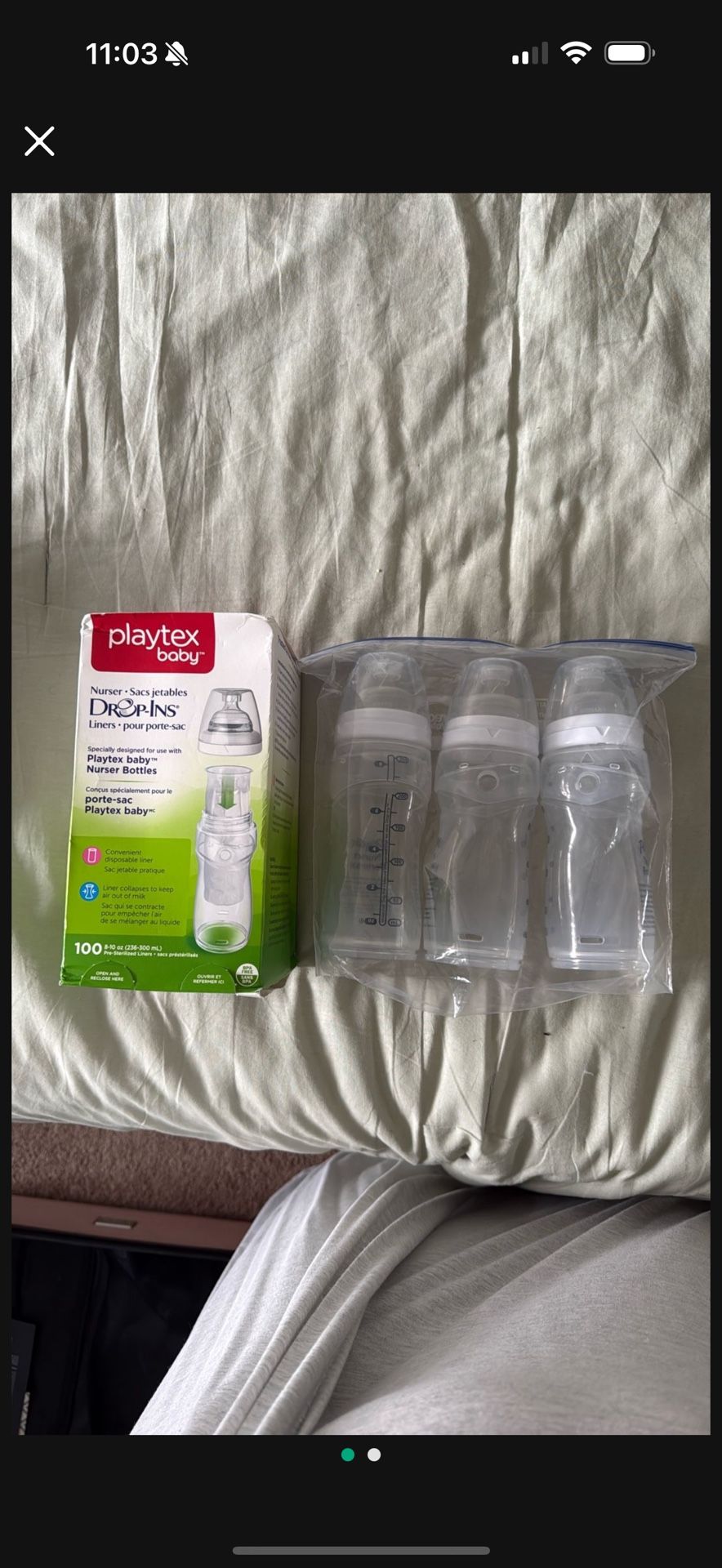 Playtex Travel Baby Bottles