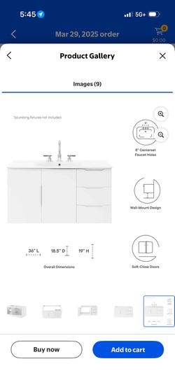 New Bathroom Vanity Cabinet ( Still In Unopened Box)