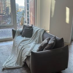 Velvet Sofa – Like New – $380 (Original Price $1,399)