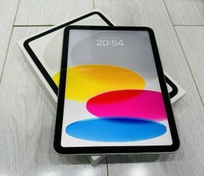 iPad 10th Gen – 64GB, Silver – Clean & Ready! $1 Down Available