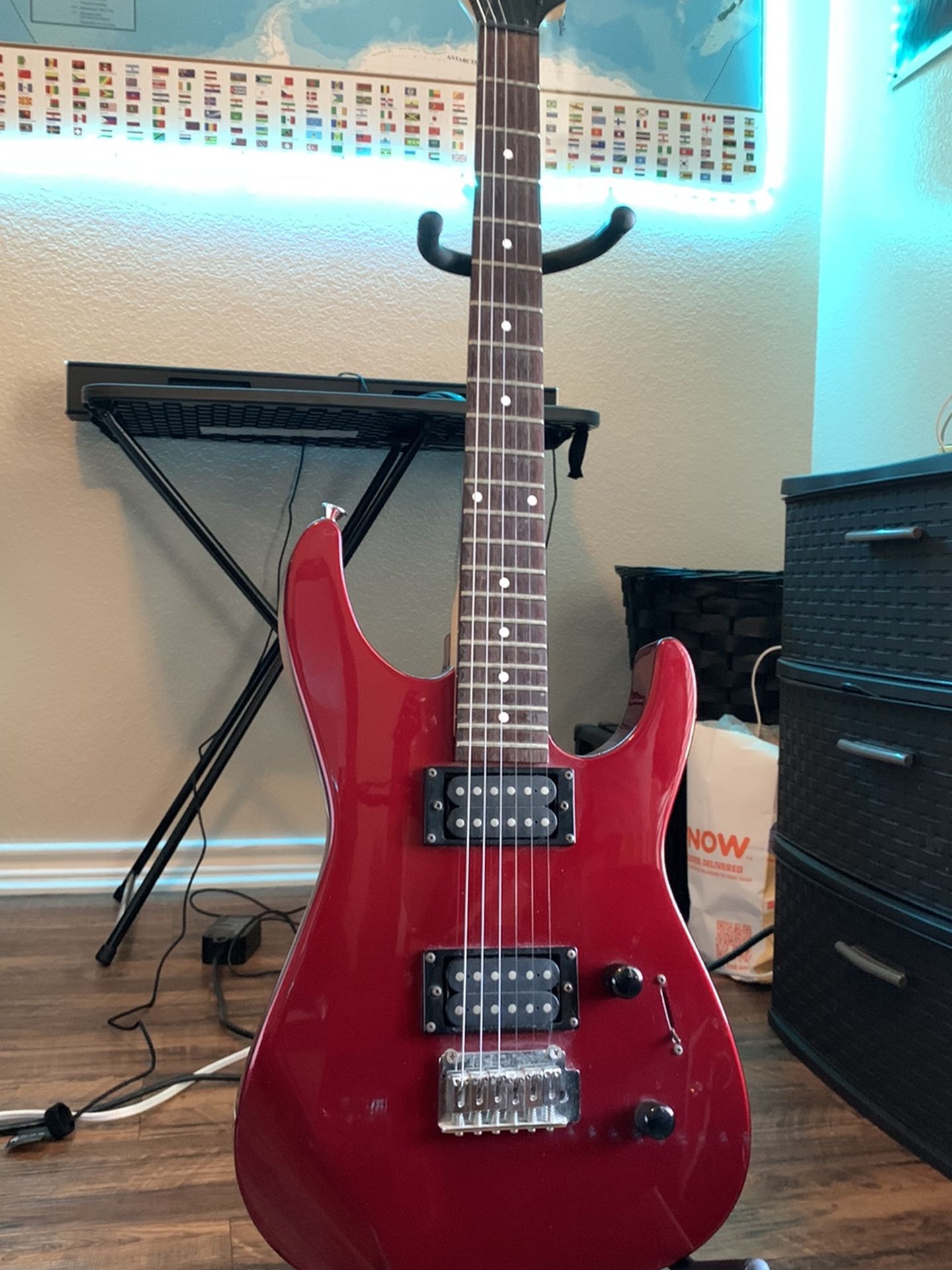 1999 Jackson Red Electric Guitar