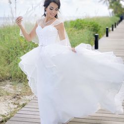 Gorgeous Wedding Dress Size S