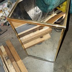 Mirror Side Table