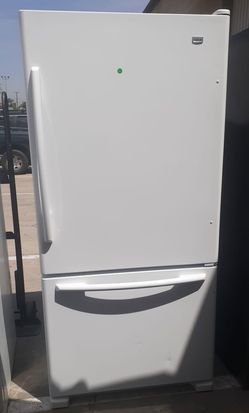Maytag Bottom Freezer  White Refrigerator
