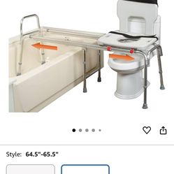 Toilet to tub transfer bench xxl