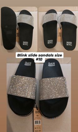 Bling Slide Sandals Madden