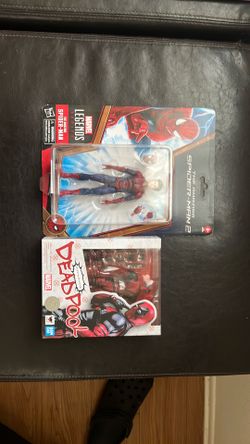 Shf Deadpool and ML The amazing spider man 2  action figures