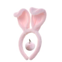 Pink Bunny Rabbit Ears and Tail / Conejo Orejas y Colita Color Rosa 