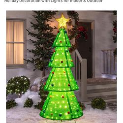 6.4 FT Jumbo Christmas Lighted Tree 