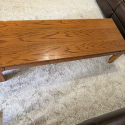 Solid Oak Coffee Table