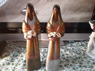 Very Unique Looking Statues With BRASS Not sure What They are Called