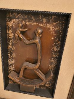 Antique metal and wood