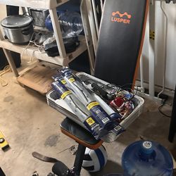 Weight Set Pull Up Bar