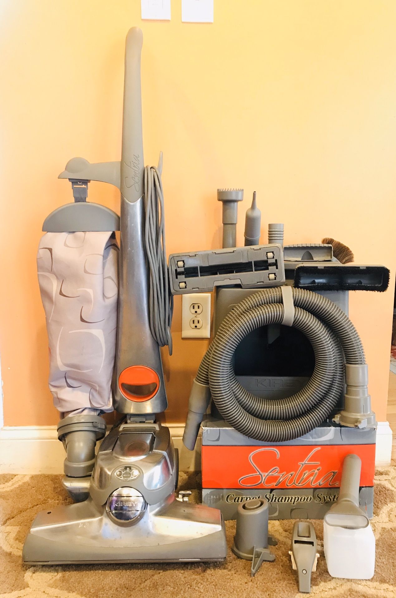 Kirby Sentria Vacuum Cleaner w/attachments & Shampooer