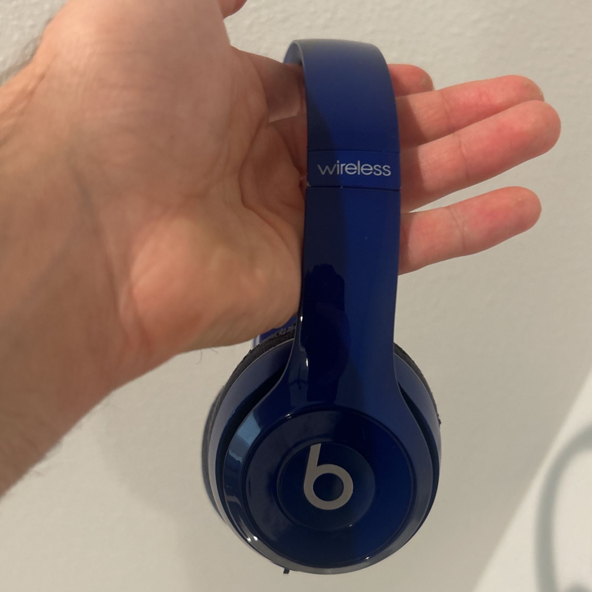 Beats Solo Wireless Blue Used Headsets Headphones