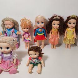 7pcs Barbie Dolls Lot
