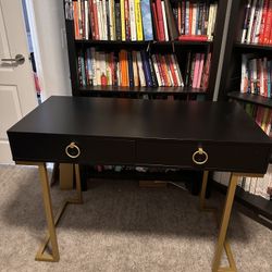 Black office Desk