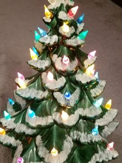Vintage Ceramic Christmas trees
