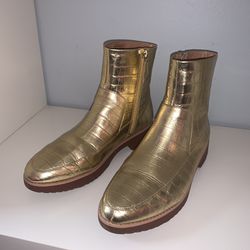 Gold Boots - Women’s Size 9.5