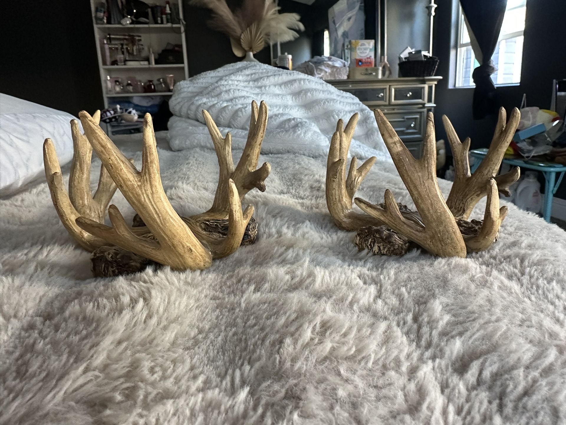 Sonoma Goods For Life Faux Antler Candle Jar Holder