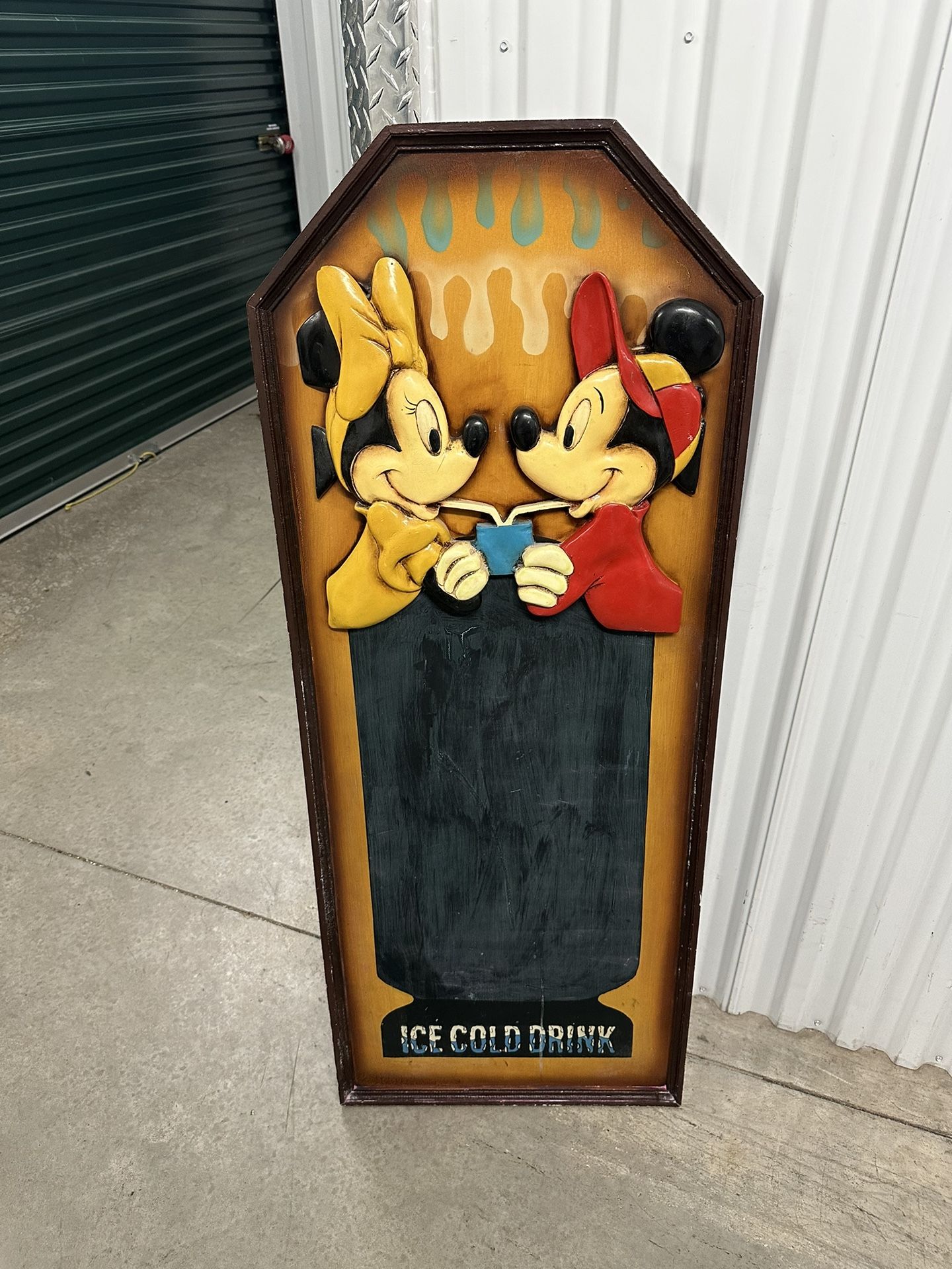 Mickey & Minnie Mouse Large chalkboard Restaurant Bar Decor