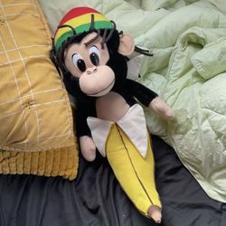 Monkey Banana Plush 