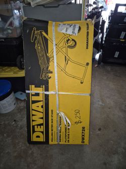 DEWALT DWX726 Rolling Miter Saw Stand – New in Box