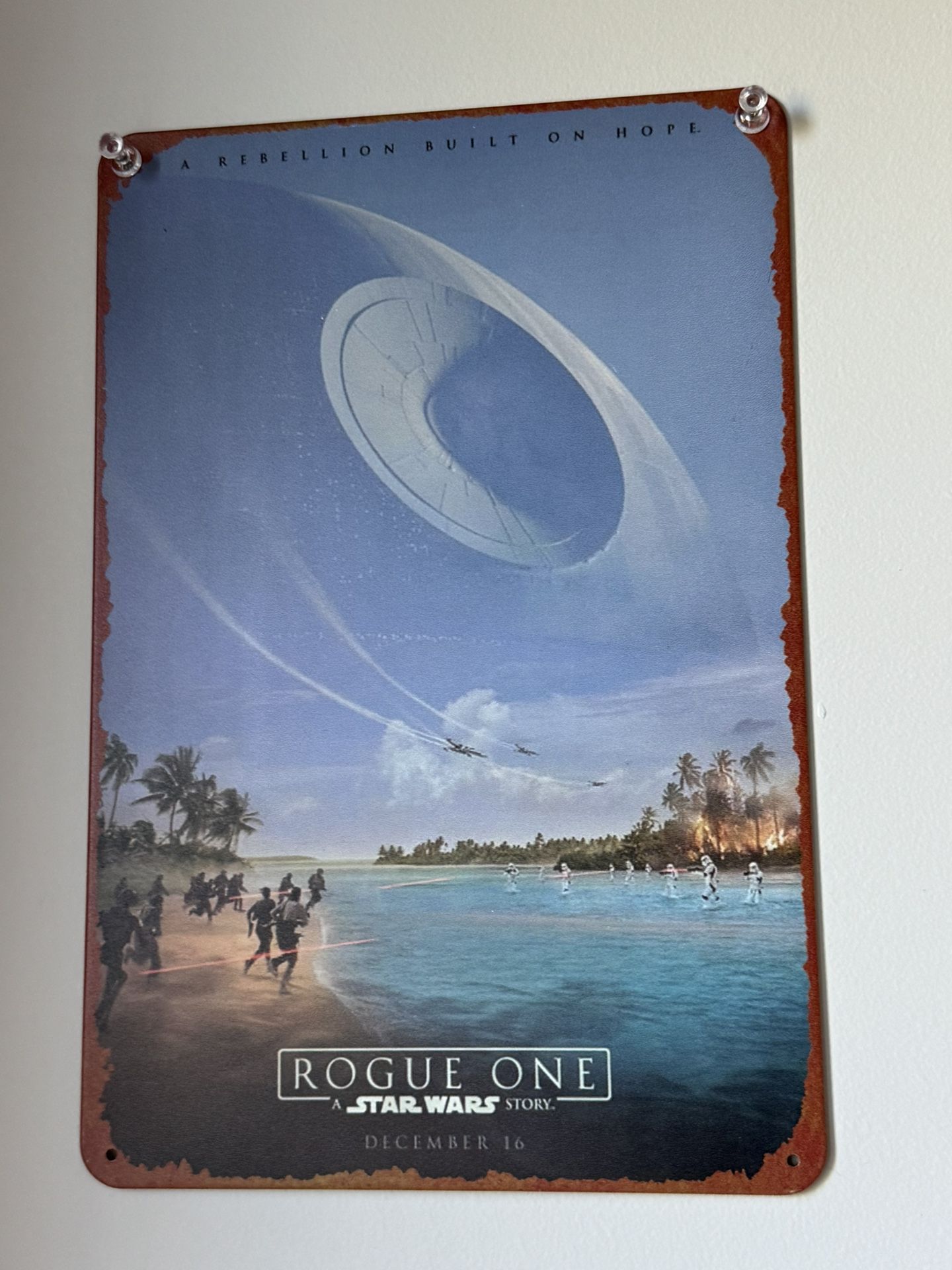 Rogue One Metal 8x10 Movie Poster