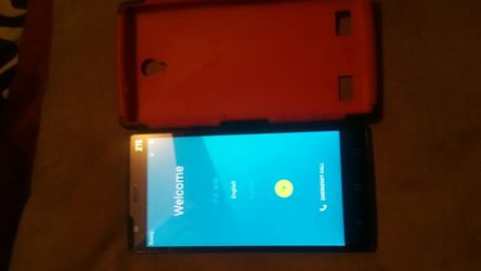 At&T ZTE MAX WITH CASE