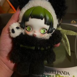 Pop Mart SKULLPANDA Lazy Panda Plush Doll Pendant