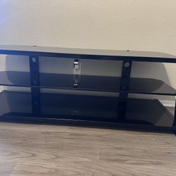 60 x 21 Black Durable TV STAND!