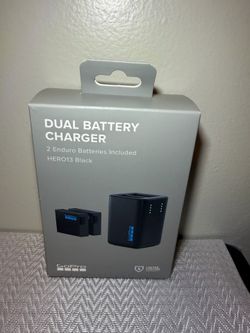Brand new sealed GoPro Dual Battery Charger + 2 Enduro Batteries for HERO13 Black