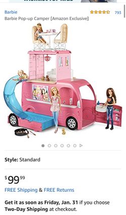 Barbie Pop-up Camper