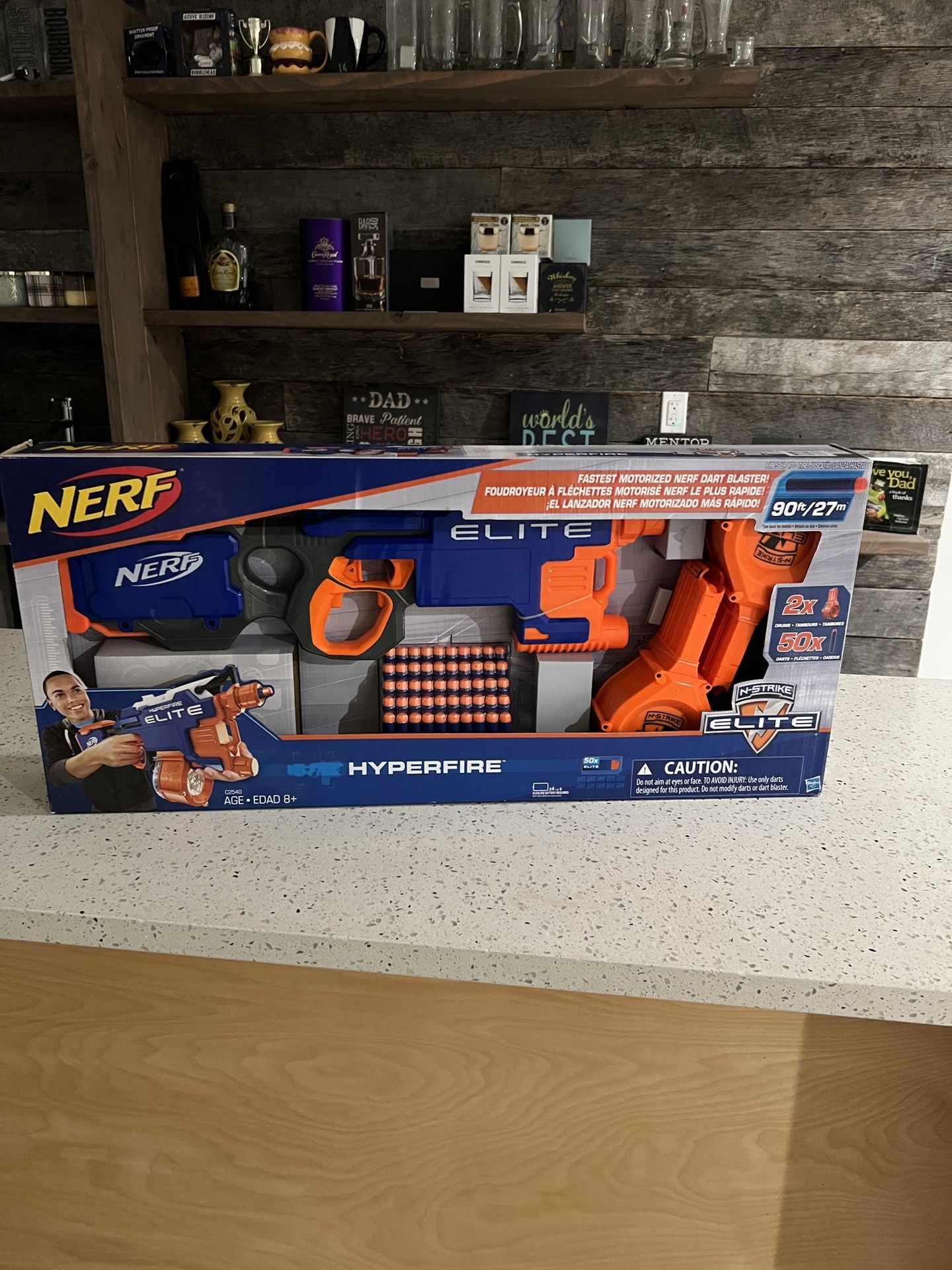 Nerf N-Strike Elite Hyperfire With 2 Drums - Extra Value