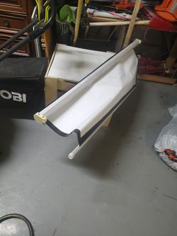 Extra Large Projection Screen, Was Used For Outside Movies