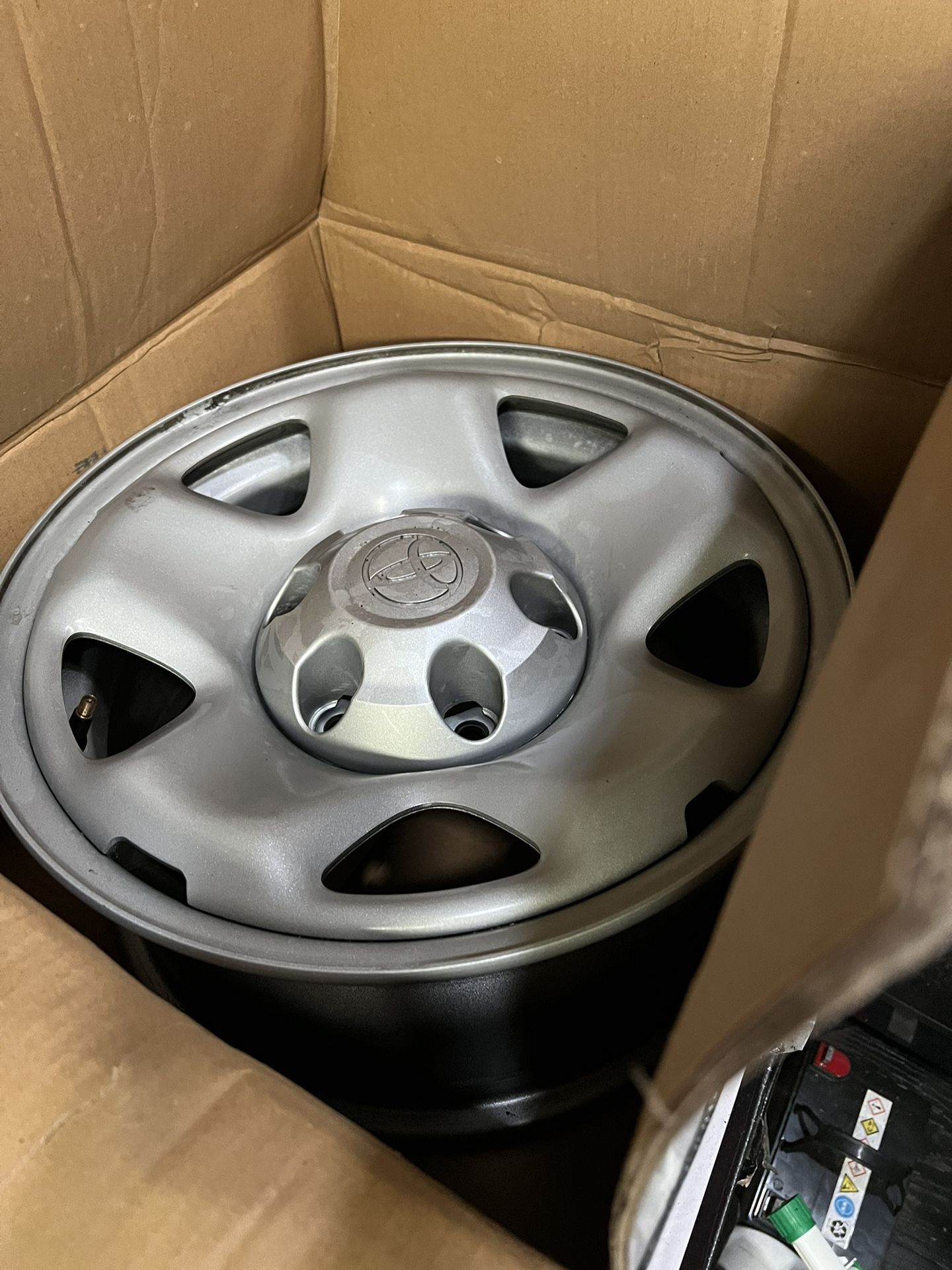 Set of 4 Tacoma steel wheels