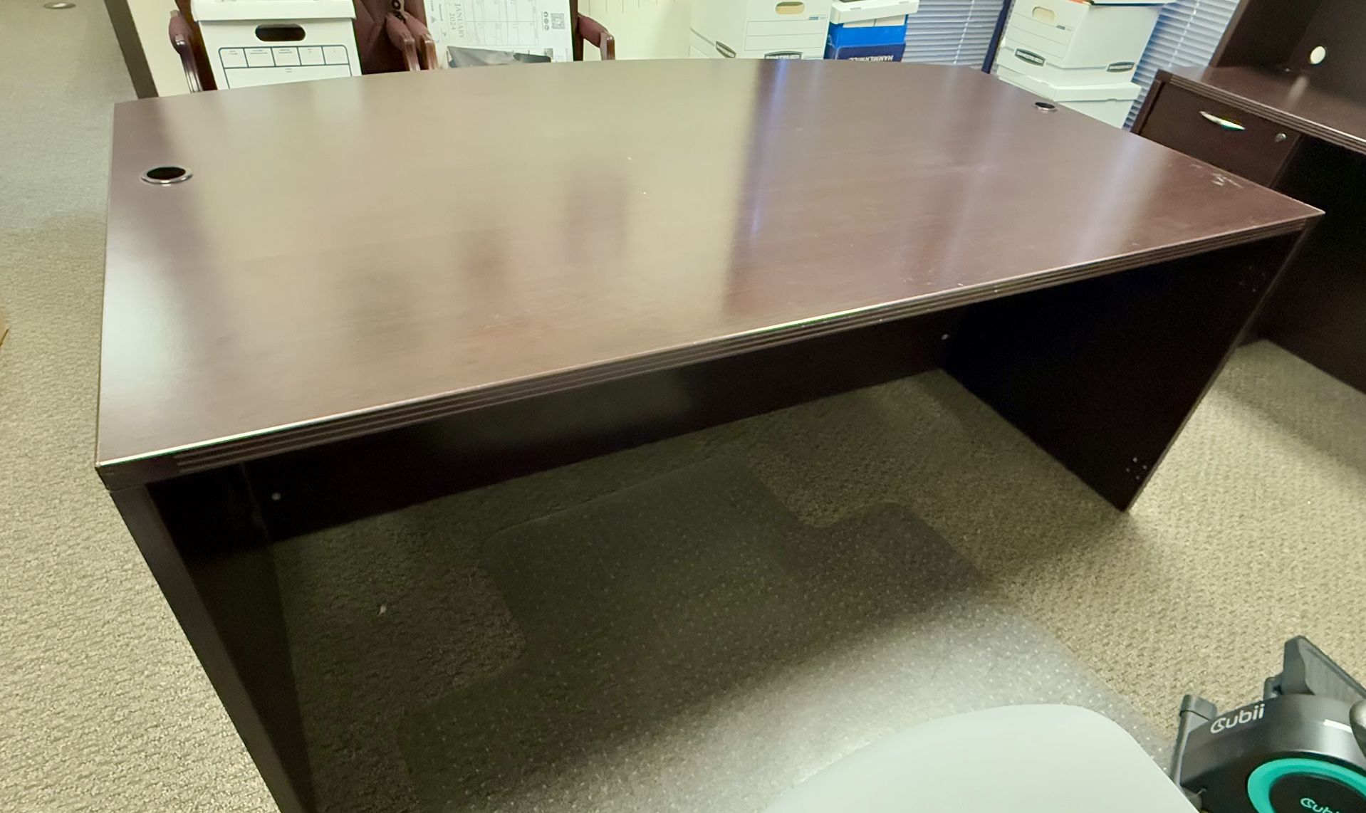 Office Desk And Cabinet