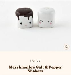 Marshmallow Salt and Pepper Shaker