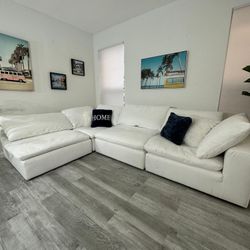 SECTIONAL MODULAR 6Pcs NIXON WHITE - FREE DELIVERY 