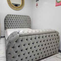 Queen Sizes Bed With Mattress 