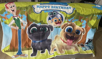 Puppy Pals Backdrop